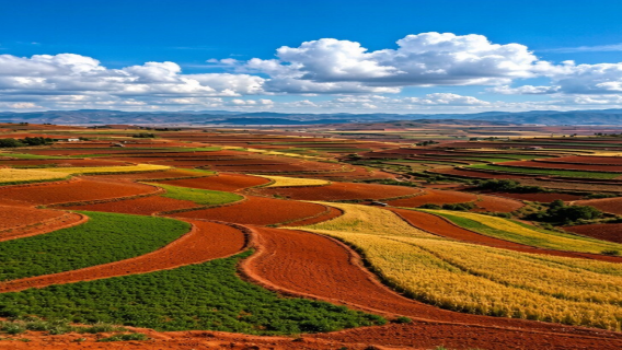 Kunming Dongchuan Red Land private charter 1-day tour [Independent pure fun - dedicated transfer - earth color palette]