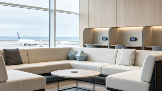 TLL Lennart Meri Tallinn Havalimanı VIP/Dinlenme/Aktarma Odası/Salonu Kullanım Kuponu|Konforlu Uçuş Bekleme