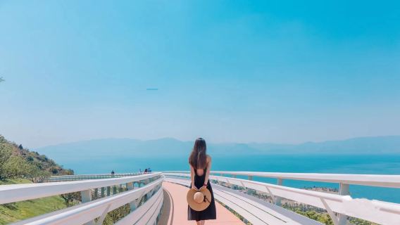 撫仙湖櫻花谷+粉紅沙灘+太陽山小鎮+仙湖灣設施+撫海灣一日遊