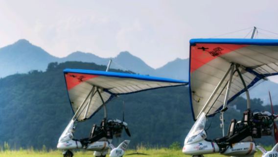 重慶天盟航空飛行基地動力三角翼飛行體驗【飛行高度300公尺+特技飛行+專業教練+飛行攝影+激情越野】