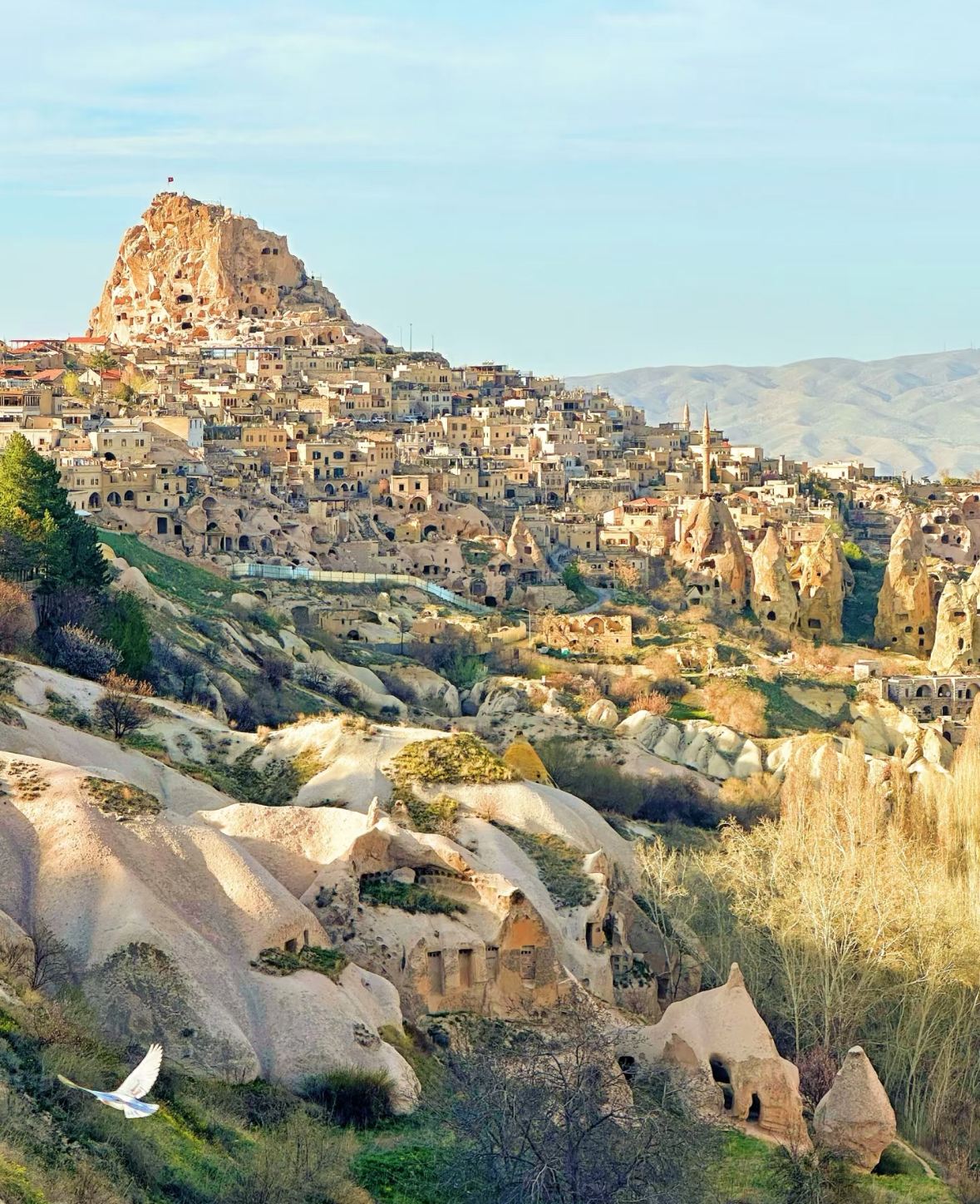 土耳其卡帕多奇亞混合線一日遊鴿子谷+地下城+仙人煙囪+陶瓷鎮