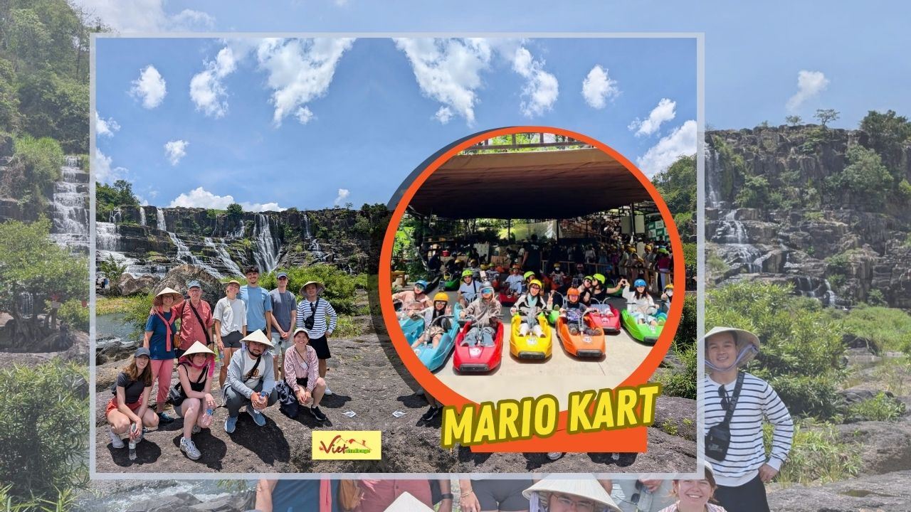 DALAT TOP TOURISTS SIGHTS & MARIO KART - MONGO LAND