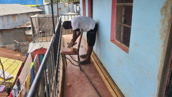 Lawatan setinggan Kibera bersama Lucas