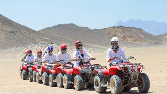 Experience an Unforgettable Desert Safari in Hurghada with show and BBQ Dinner