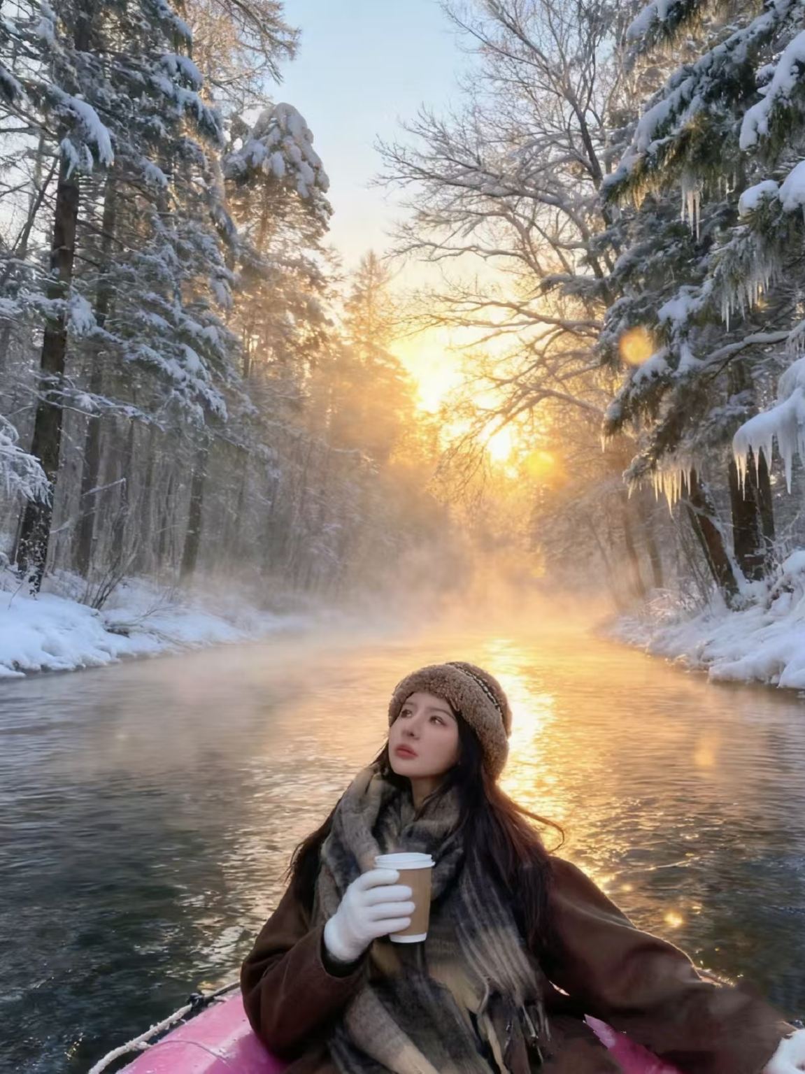 Attrazione del versante nord del Monte Changbai + Lago Celeste + galleggiata tra i cristalli di ghiaccio - tour di un giorno