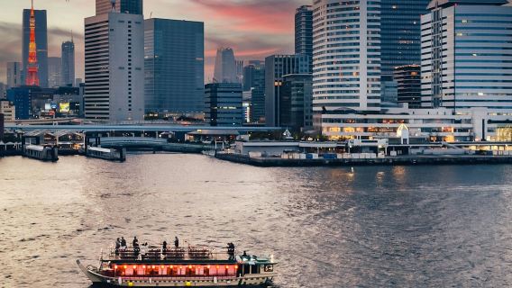 Tokyo Bay: Yakatabune Cruise + Live Show + Meal