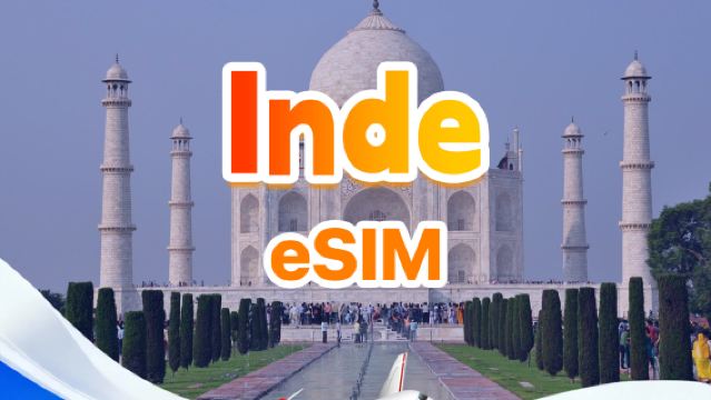 Inde 5G eSIM | Forfait journalier/forfait total | 500 Mo/jour - total de 30 Go | 1-30 jours | Format 24 heures | QR code