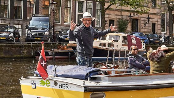 Ámsterdam: Tour en barco descubierto