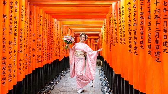 1-day tour to Kyoto, Arashiyama & Nara - bamboo forest path + Togetsukyō Bridge + Fushimi Inari + Nara Park