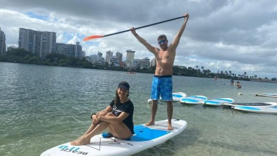 San Juan: Condado Lagoon Paddleboard Rental with Equipment