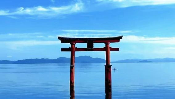 Sewaan peribadi sekitar Kyoto: lawatan sehari Tasik Biwa [Pemandu hantar-jemput ke lokasi/Tidak termasuk tiket masuk]