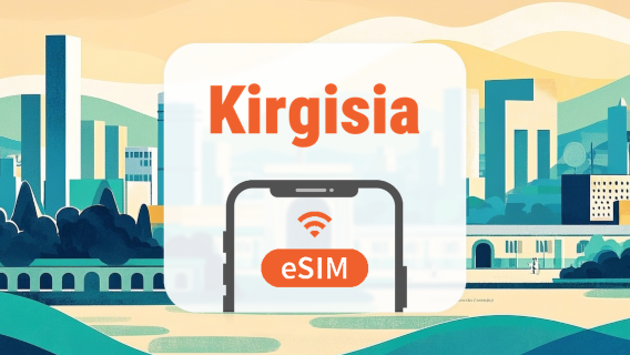 Kirgisia eSIM | Kaikki AI & TikTok | 1–30 päivää | QR-koodi