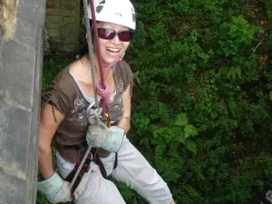 ABSEIL EXPERIENCE off Millers Dale Bridge THE BEST in Derbyshire & Peak District