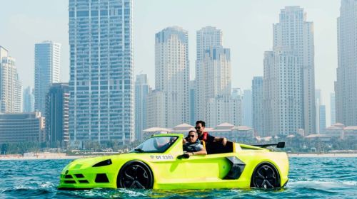 Dubai Jet Water Car Experience 3