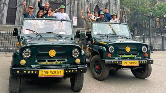 Hanoi Backstreet Jeep Tour: Red River Countryside & City Vibes