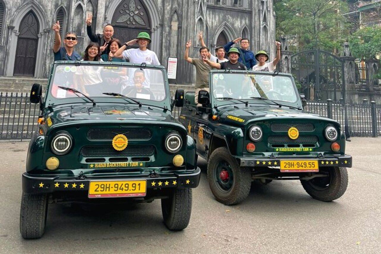 Hanoi Backstreet Jeep Tour: Red River Countryside & City Vibes