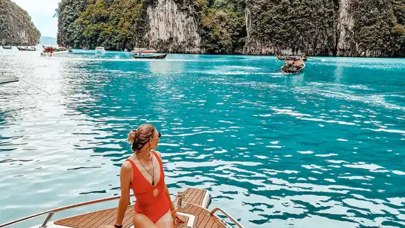 ท่องเที่ยวไทย ภูเก็ต/เกาะพีพี-กระบี่ ตั๋วเรือ อ่าวนาง ไร่เลย์/เกาะลันตา เรือ สปีดโบ๊ท/เรือใหญ่ เที่ยวเดียว ไป-กลับ เรือเฟอร์รี่