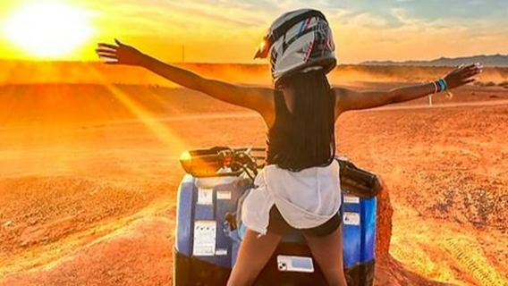 Palmeraie Desert: Half-Day Guided Quad Adventure + Transfers from Marrakesh