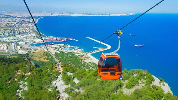 Antalya: City Tour with Cable Car Ride, Boat Trip & Duden Waterfalls