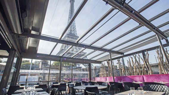 Seine River: Cruise with Audio Guide + Dinner at Le Bistro Parisien