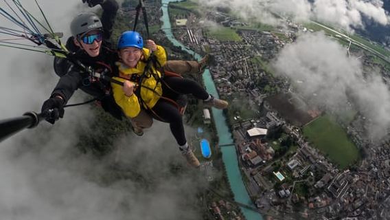 Vol en parapente biplace à Interlaken
