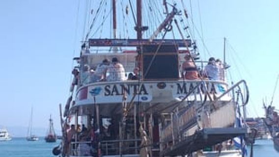 Kos: 3-Island Cruise with Lunch, Swimming and Audio Guide