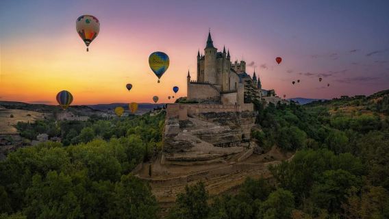 Ballonfahrt über Segovia