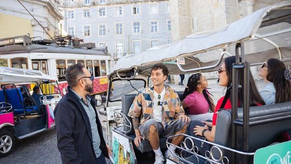 1.5-Hour Private Tuk Tuk Tour of Lisbon Old Town and City Center