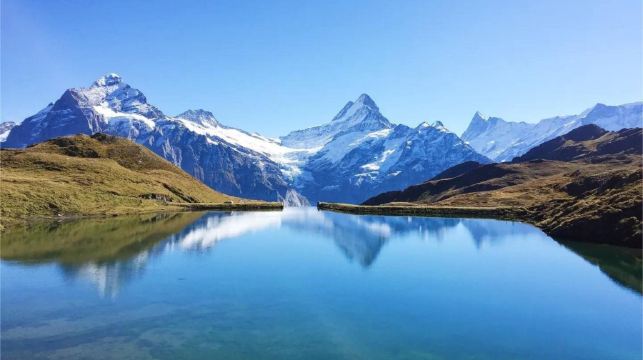 瑞士格林德瓦小鎮+費爾斯特山+懸崖步道+巴查爾普湖【包車】