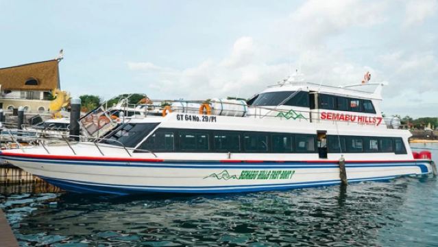 Indonesien Bali Penida Island Fährticket Schnellboot einfache Hin- und Rückfahrt Nusa Peninda Sanur Pier