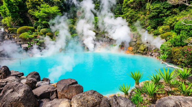 Beppu Sea Hell & Yufuin Forest Train Day Tour