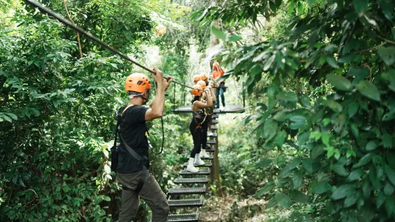 Best value tour: Phuket Skyline ziplining [multiple time slots | optional packages available] | From only 400 THB
