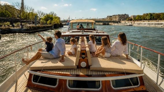 French romance Seine River private cruise · Exclusive private customized tour starting and ending at Orsay dock