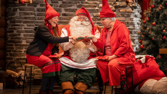 Tour 1 ngày Làng ông già Noel + Tuần lộc + Xe trượt tuyết do chó Husky kéo tại Rovaniemi, Phần Lan