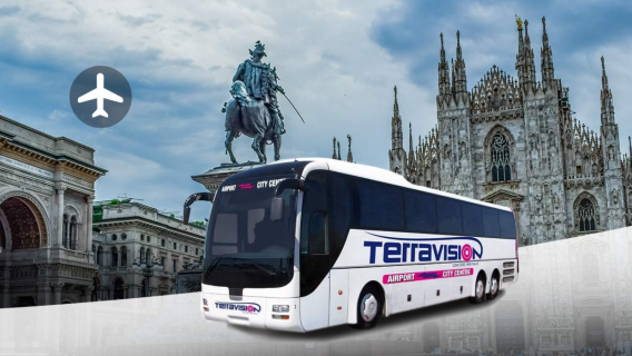 Flughafenbus-Transfer Mailand, Italien: Flughafen Mailand Malpensa (MXP) – Bahnhof Milano Centrale (Terravision) 15966