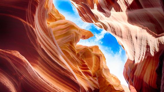 Excursion d'une journée en bus confortable au Antelope Canyon & Horseshoe Bay avec déjeuner inclus, départ de Las Vegas