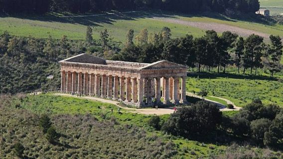 Adgang til Segesta Arkæologiske Park + Tur-retur shuttle service