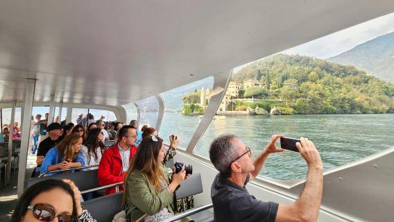 Como, Lugano & Bellagio: Private Boat Cruise from Milan