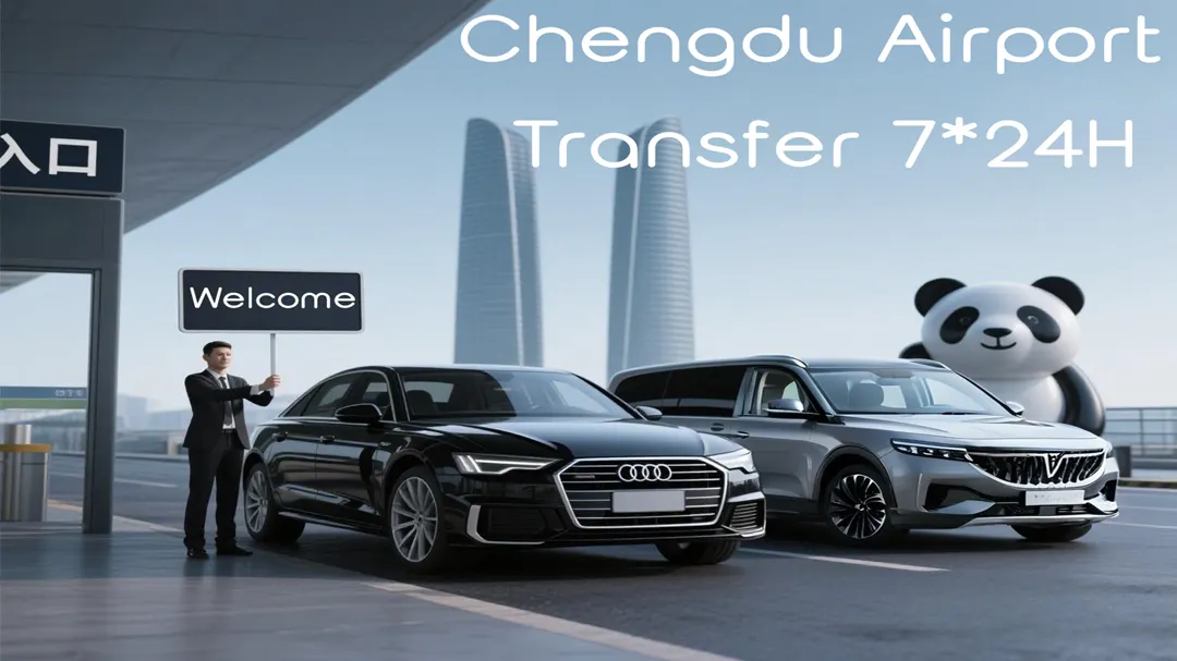Trasferimento privato dall'aeroporto di Chengdu