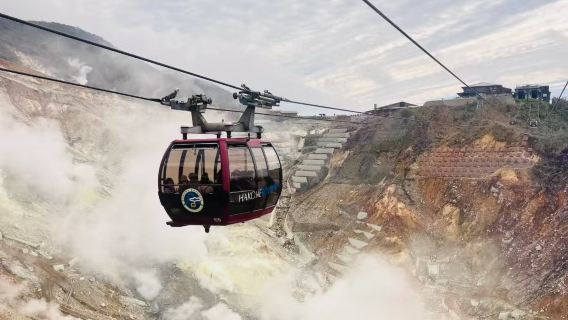 日本箱根大湧谷蘆之湖一日遊箱根空中纜車體驗13人小團