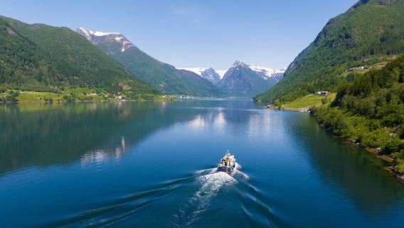Da Vik: tour guidato del fiordo e del ghiacciaio a Fjærland