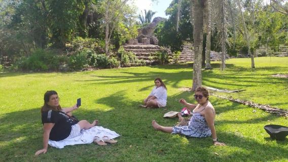 Bacalar: Maya-Tempel Kohunlich und Blue Cenote