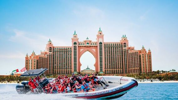 90 Minutes Speedboat Tour: Marina, Atlantis, Palm & Burj Al Arab