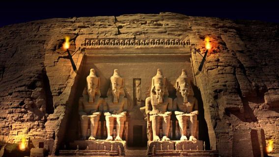 Persembahan Cahaya dan Suara Kuil Abu Simbel Aswan