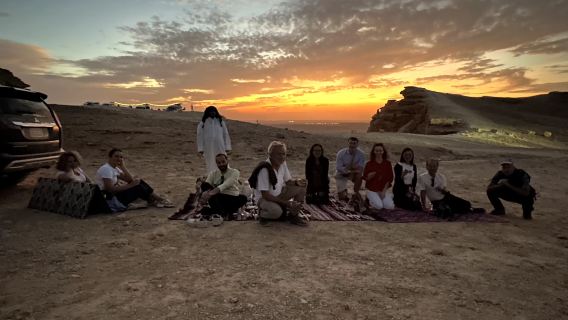 Riyadh Edge of the World Cliff Hike, Arabian Gazelles & Camels 4WD Offroad Sunset Tour