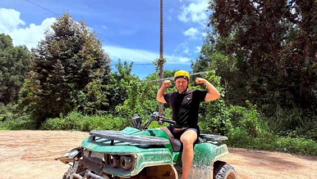 Nha Trang Ziplining + ATV and Kayaking Rafting Adventure 1-Day Experience
