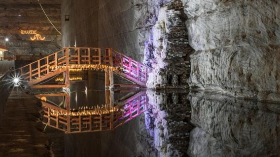 Dagsutflykt till Slănic saltgruva i Rumänien | Inkluderar biljett | Tur och retur från Bukarest