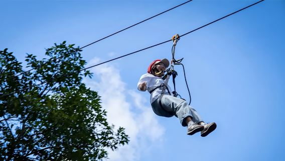 [Tặng 1 ly cà phê] Tour 1 ngày Zipline/đu dây mạo hiểm Sky Hawk tại Chiang Mai