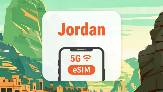 eSIM Jordan | All AI & TikTok | 1–30 hari | QR Code