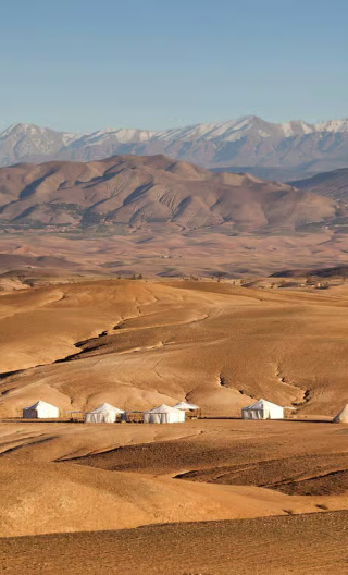 From Marrakech: Agafay desert + Atlas Mountains + Berber village 1-day tour 